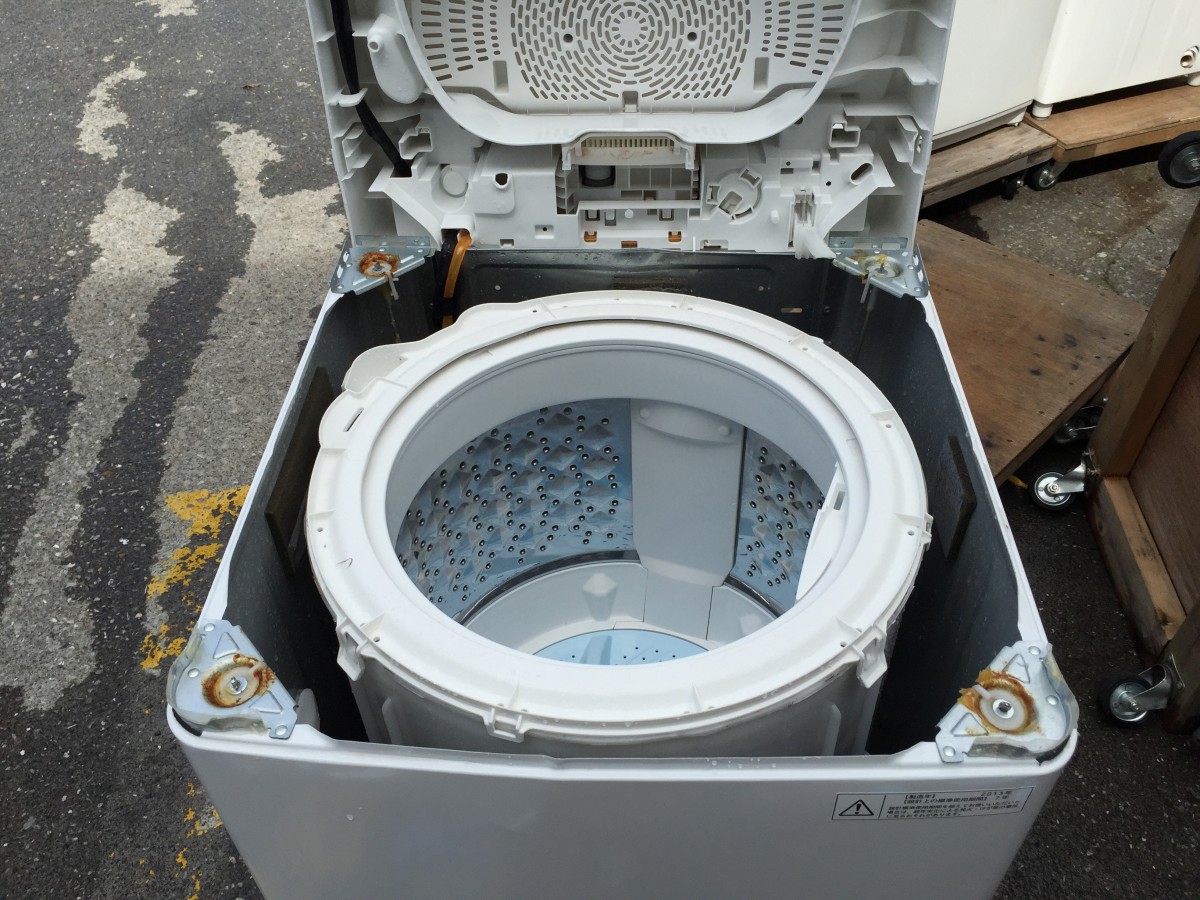 分解清掃の方法】東芝洗濯機 AW-50GLの洗濯槽を自分でクリーニングして ...